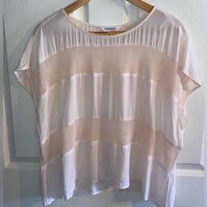 Beachy BCBGeneration Light Pink / Cream Mermaid Top, Beach Top